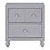 Wellsummer Nightstand - Gray by Homelegance