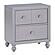 Wellsummer Nightstand - Gray by Homelegance
