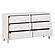 Wellsummer Dresser - White  by Homelegance