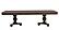 Russian Hill Double Pedestal Dining Table - Cherry by Homelegance