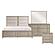 McKewen 4pc Queen Bedroom Set  - Light Gray by Homelegance