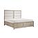 McKewen Eastern King Platform Bed w/Footboard Storage - Light Gray by Homelegance