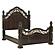 Catalonia Eastern King Bed - Dark Cherry by Homelegance
