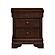 Abbeville Nightstand, Hidden Drawer - Dark Cherry by Homelegance
