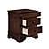 Abbeville Nightstand, Hidden Drawer - Dark Cherry by Homelegance