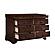 Abbeville Dresser, Two Hidden Drawers - Dark Cherry by Homelegance