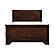 Abbeville California King Bed - Dark Cherry by Homelegance