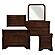 Abbeville 4Pc Twin Bedroom Set  - Dark Cherry by Homelegance