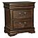 Mont Belvieu Nightstand w/Hidden Drawer - Dark Cherry by Homelegance