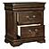 Mont Belvieu Nightstand w/Hidden Drawer - Dark Cherry by Homelegance