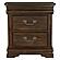 Mont Belvieu Nightstand w/Hidden Drawer - Dark Cherry by Homelegance