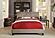 Brice Upholstered Platform Queen Bed - Brown by Homelegance