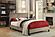 Brice Upholstered Platform Queen Bed - Brown by Homelegance