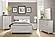 Nashville Mirror - Antique White & Brown by Homelegance