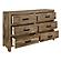 Mandan Dresser - Weathered Pine by Homelegance