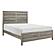 Mandan Eastern King Bed - Weathered Gray by Homelegance