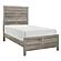 Mandan Twin Bed - Weathered Gray by Homelegance