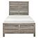 Mandan Twin Bed - Weathered Gray by Homelegance