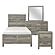 Mandan 4Pc Twin Bedroom Set  - Weathered Gray by Homelegance