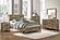 Mandan Eastern King Bed - Weathered Pine by Homelegance