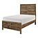 Mandan Twin Bed - Weathered Pine by Homelegance
