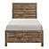 Mandan 5pc Twin Bedroom Set  - Weathered Pine by Homelegance