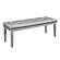 Allura Bed Bench - Silver by Homelegance