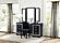 Allura Vanity Stool - Black by Homelegance