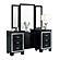 Allura Vanity Dresser w/Mirror - Black by Homelegance