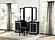 Allura Vanity Dresser w/Mirror - Black by Homelegance