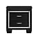 Allura 5pc Queen Bedroom Set - Black by Homelegance