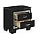 Allura 5pc Queen Bedroom Set - Black by Homelegance