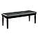 Allura Bed Bench - Black by Homelegance