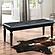 Allura Bed Bench - Black by Homelegance