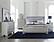 Allura Full Bed, LED Lighting - Silver by Homelegance