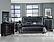 Allura Full Bed, LED Lighting - Black by Homelegance