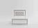 Allura Full Bed, LED Lighting - White by Homelegance