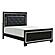 Allura Eastern King Bed, LED Lighting - Black by Homelegance
