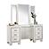 Allura Vanity Dresser w/Mirror - White by Homelegance