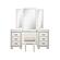 Allura Vanity Dresser w/Mirror - White by Homelegance