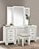 Allura Vanity Dresser w/Mirror - White by Homelegance