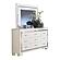 Allura Mirror, LED Lighting - White by Homelegance