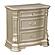 Antoinetta Nightstand, Marble Top - Bronze by Homelegance