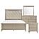 Celandine 4pc Queen Bedroom Set  - Off-white by Homelegance