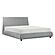 Alford Eastern King Platform Bed - Gray by Homelegance