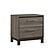 Vestavia Nightstand - Antique Gray & Dark Brown by Homelegance