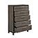 Vestavia Chest - Antique Gray & Dark Brown by Homelegance