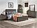 Vestavia Full Bed - Antique Gray & Dark Brown by Homelegance