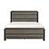Vestavia Full Bed - Antique Gray & Dark Brown by Homelegance