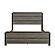 Vestavia Full Bed - Antique Gray & Dark Brown by Homelegance